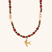 Load image into Gallery viewer, Tiger Eye Beads Necklace for Women – 18k Gold-Plated, Hypoallergenic, Water-Resistant, 16 Inch with Extension
