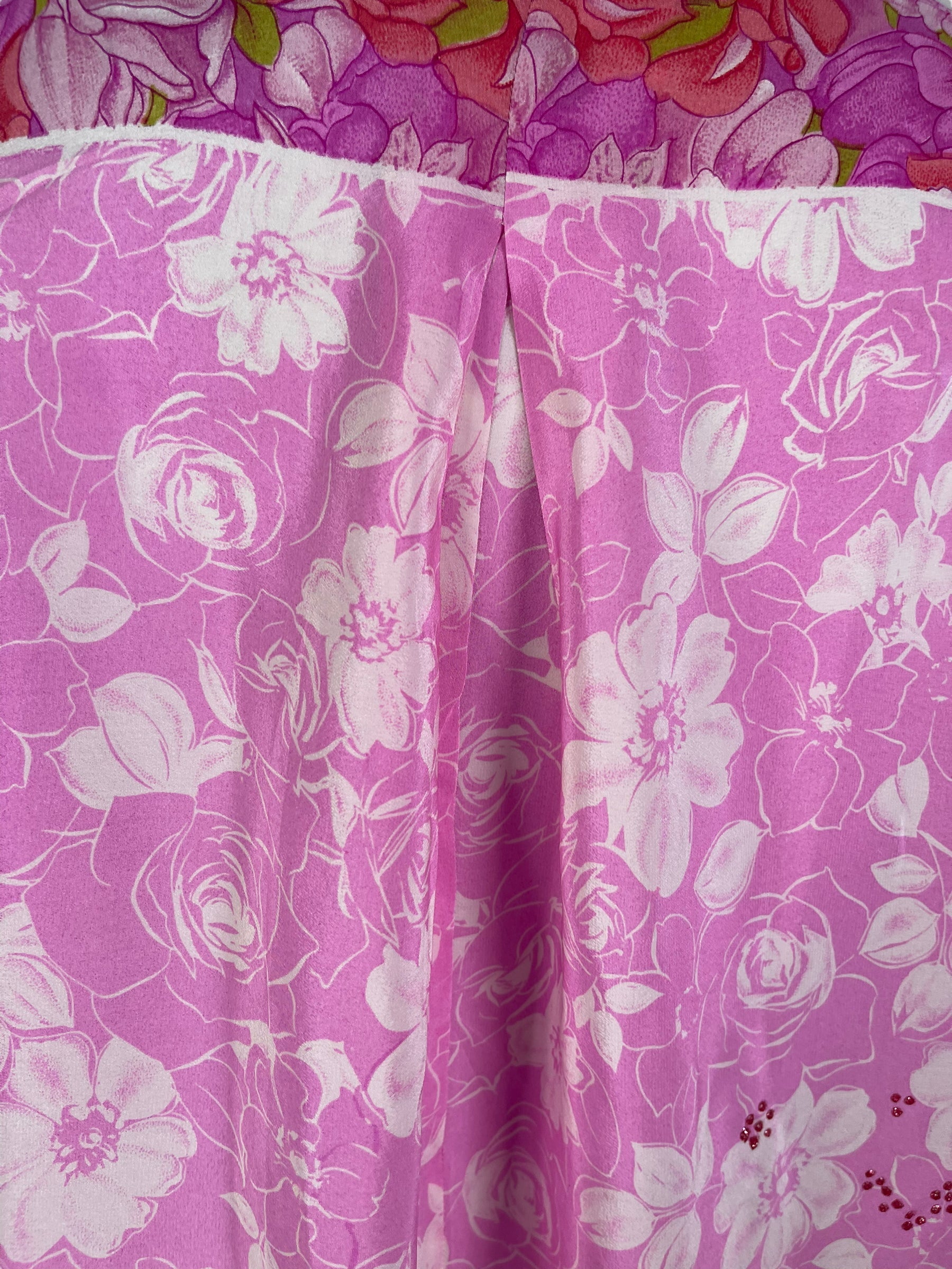 PRC6547 Avatar Pure Silk Self Pocket Tunic Dress