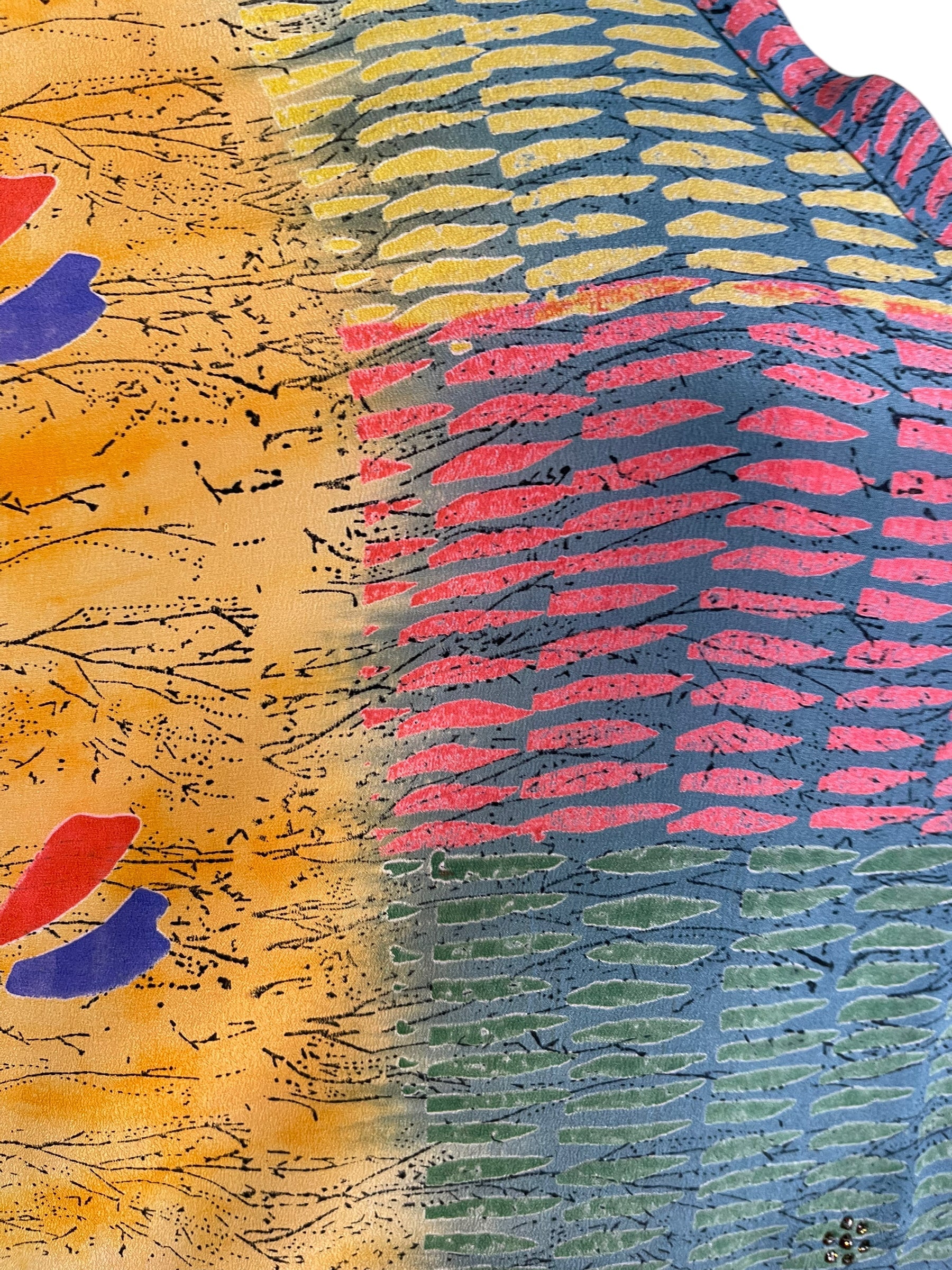 PRC6463 Avatar Pure Silk Long Tunic with Side Ties