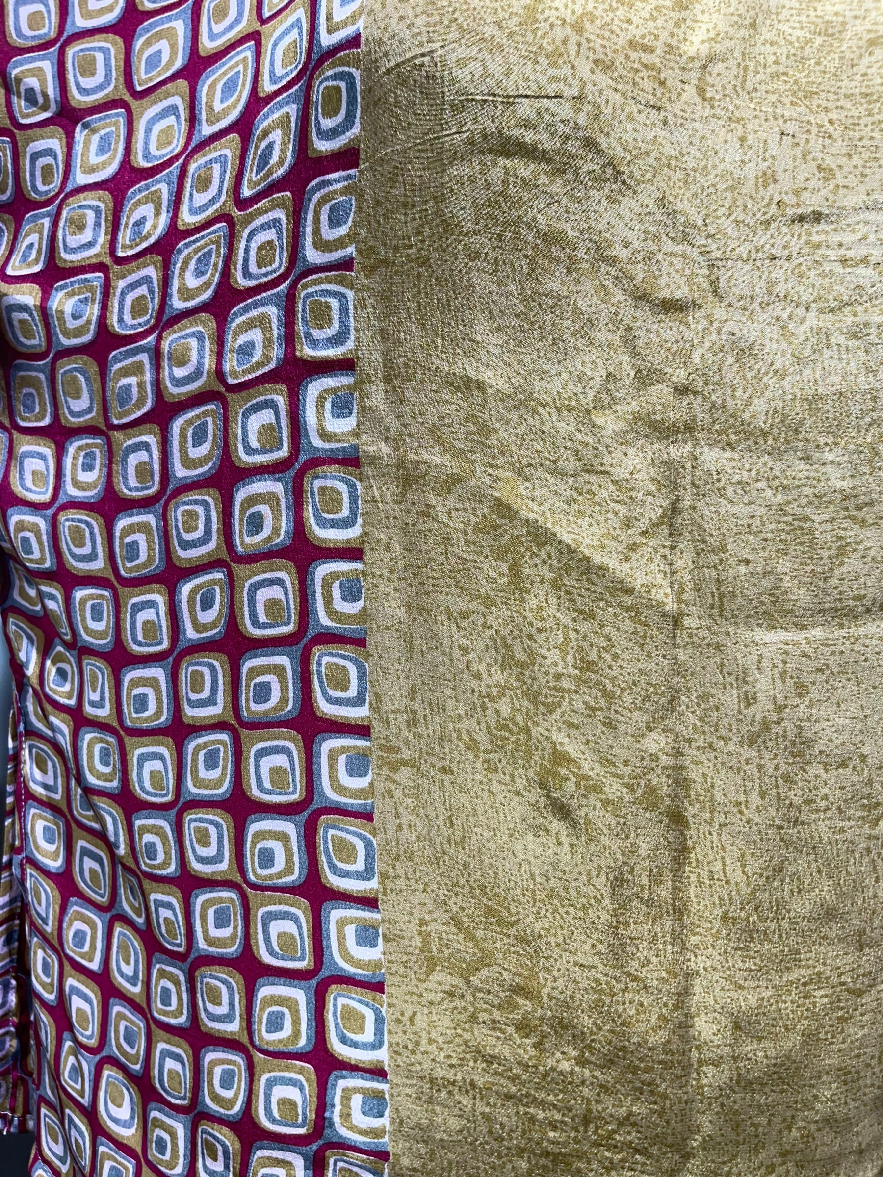 FINAL SALE PRC5119 Avatar Pure Silk Side Slit Top