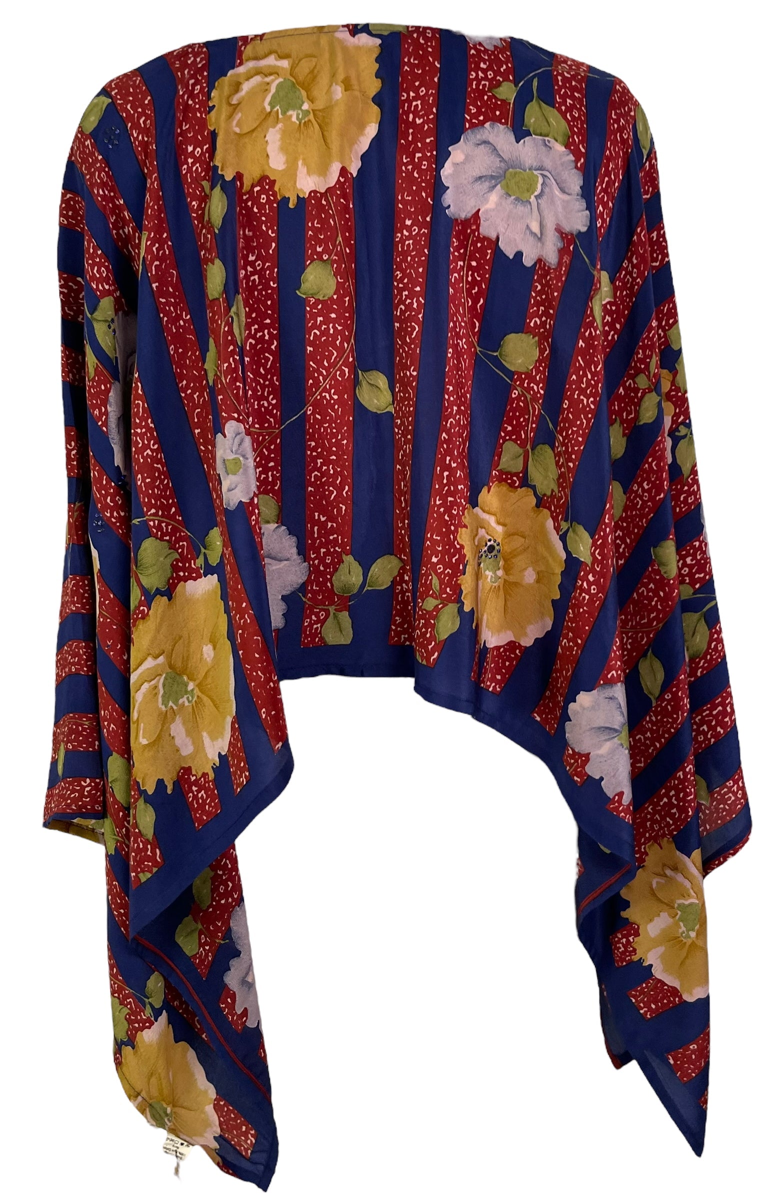 PRC6395 Avatar Pure Silk Capelet Poncho