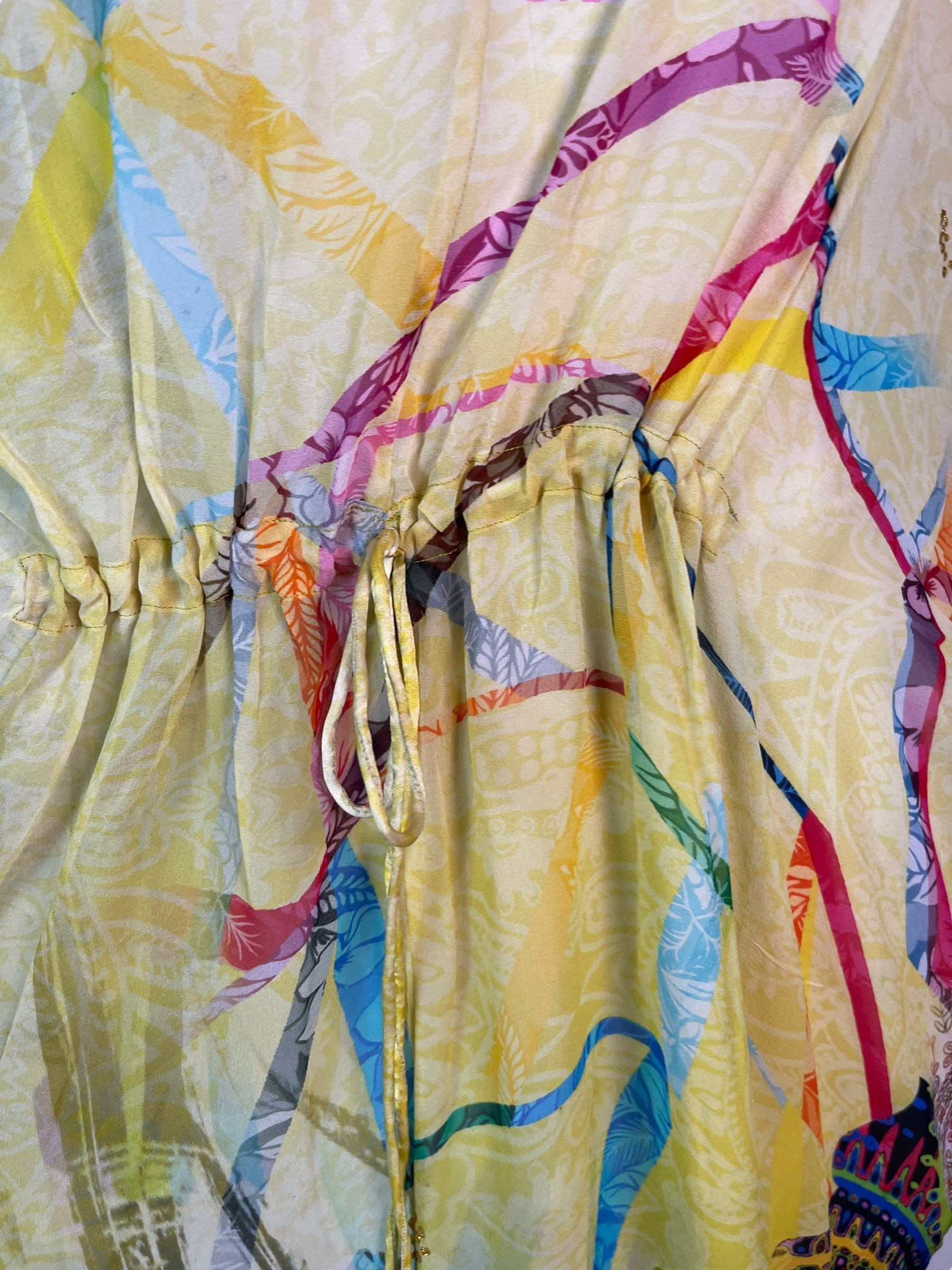 PRG6362 Sheer Avatar Pure Silk Maxi Kaftan