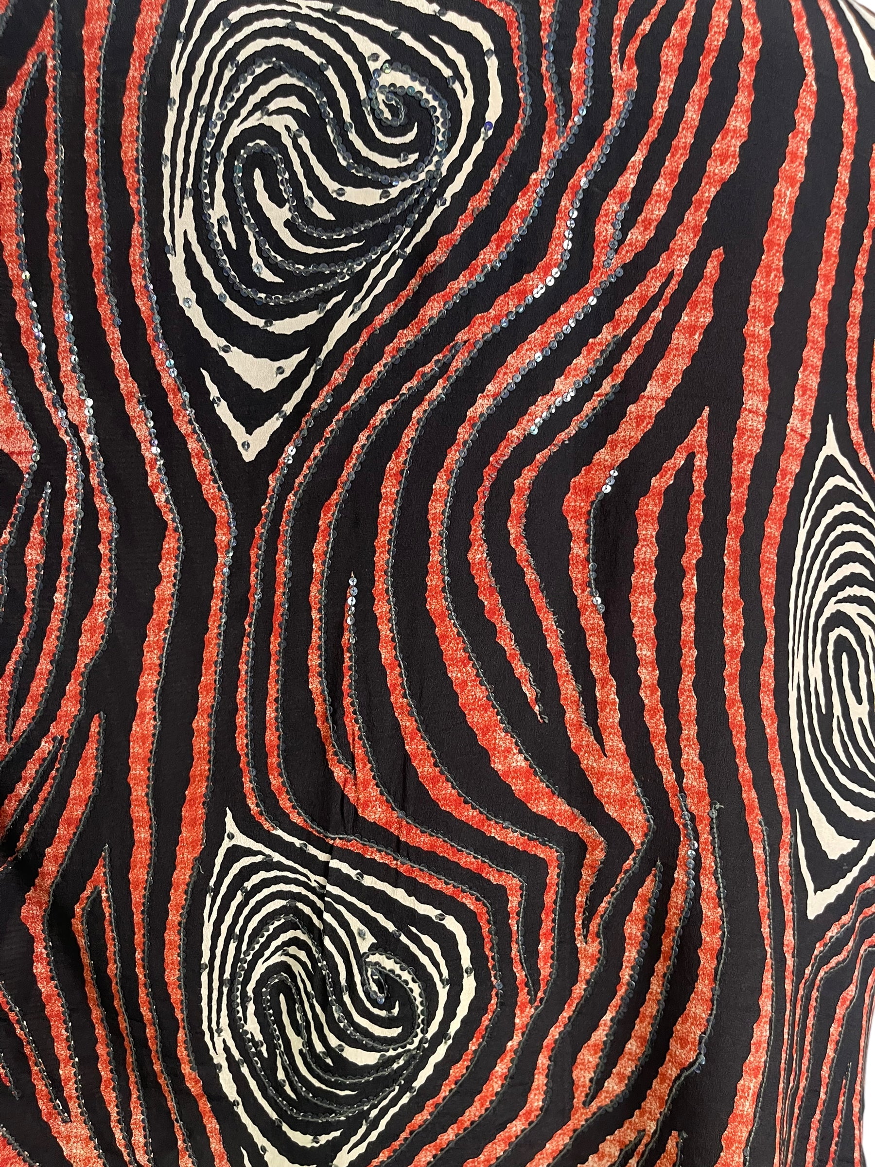 PRC6467 Avatar Pure Silk Long Tunic with Side Ties