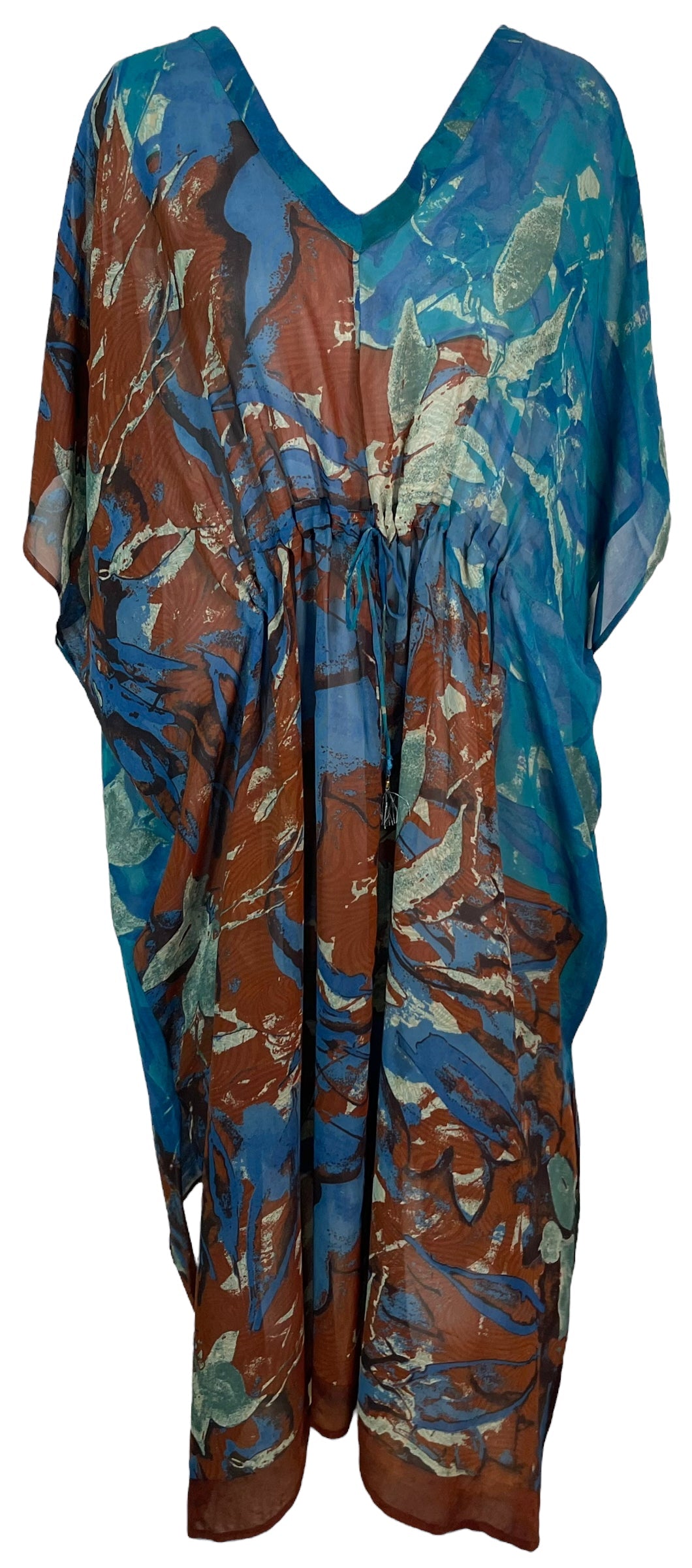 PRG6365 Sheer Avatar Pure Silk Maxi Kaftan