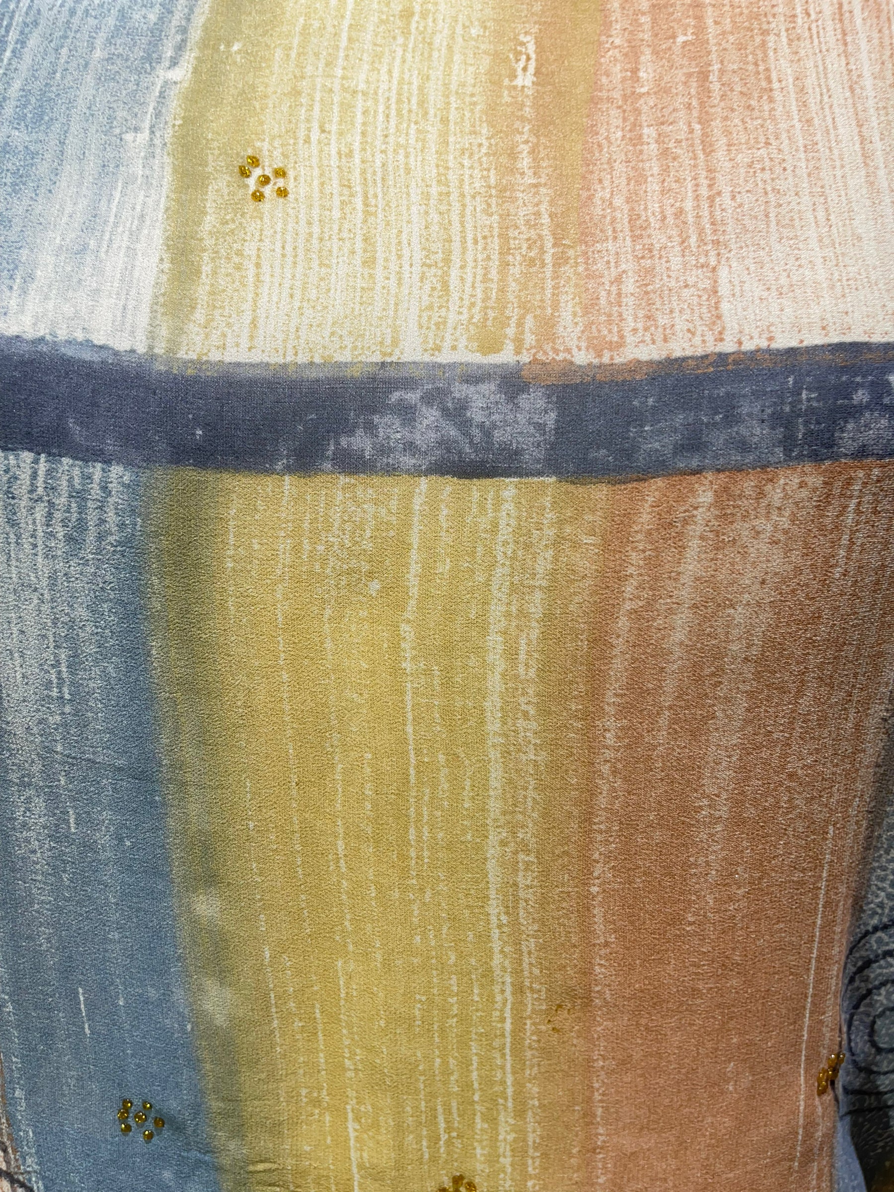 FINAL SALE PRG4201 Sheer Avatar Pure Silk Boxy Top