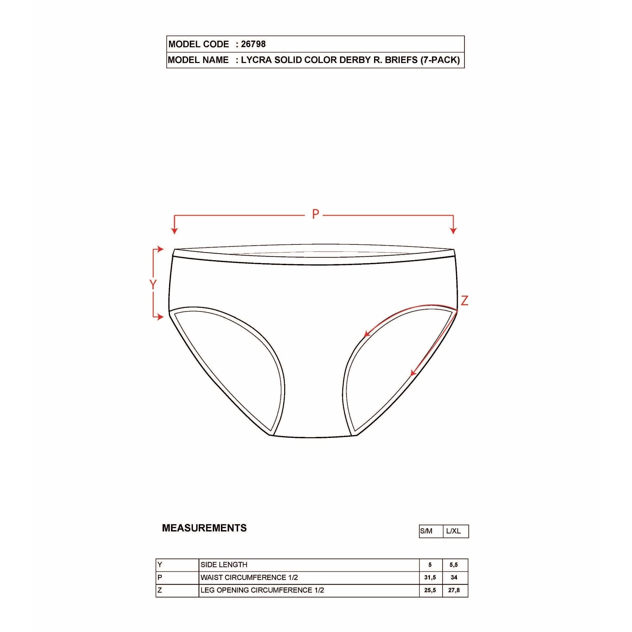 7-Pack Women’s Ribbed Cotton Bikini Panties – Stretch Slip Brief Underwear Set