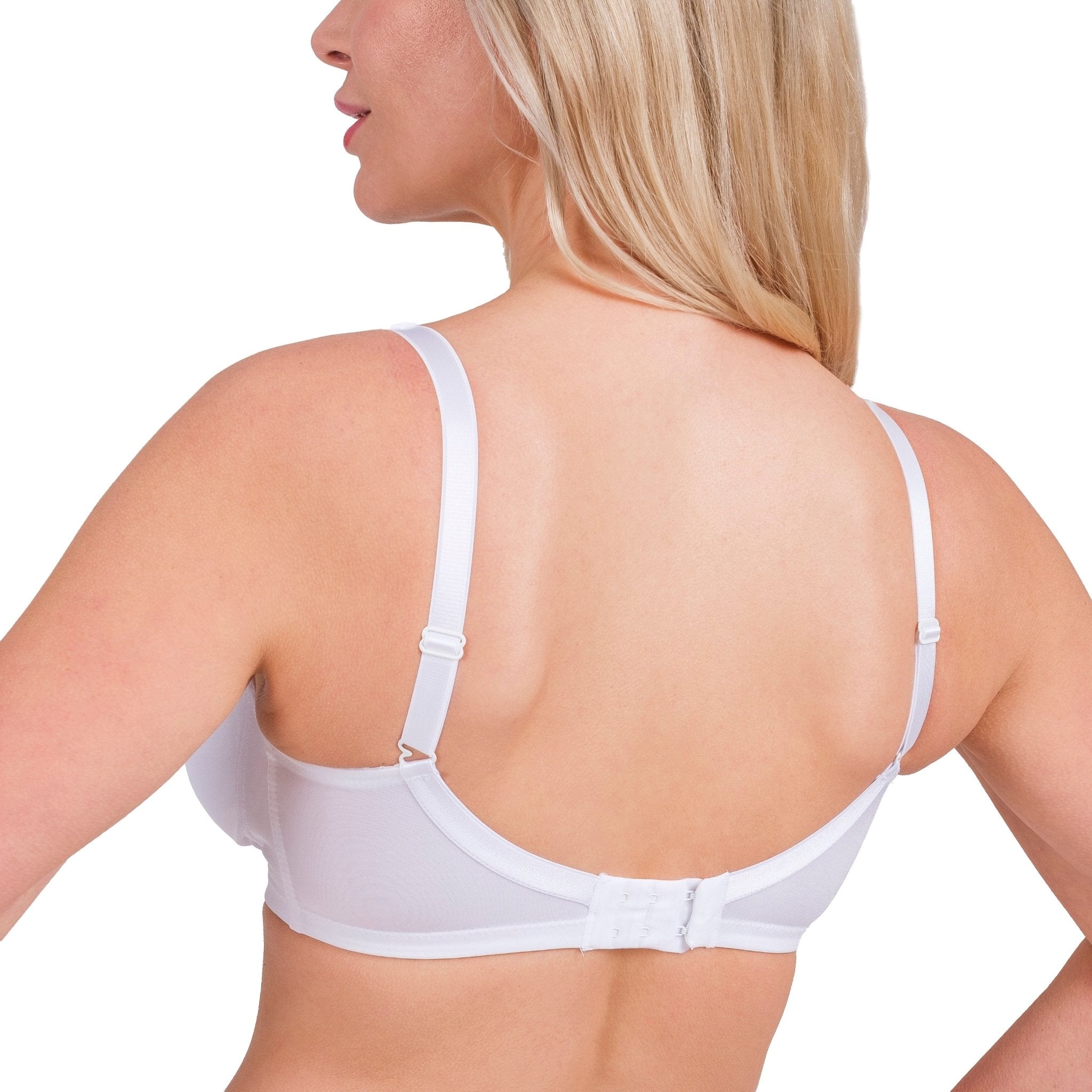 Wireless Full-Coverage Lace Bra – Lightweight, Breathable & Soft Support for Daily Comfort (White, Black, Skin)