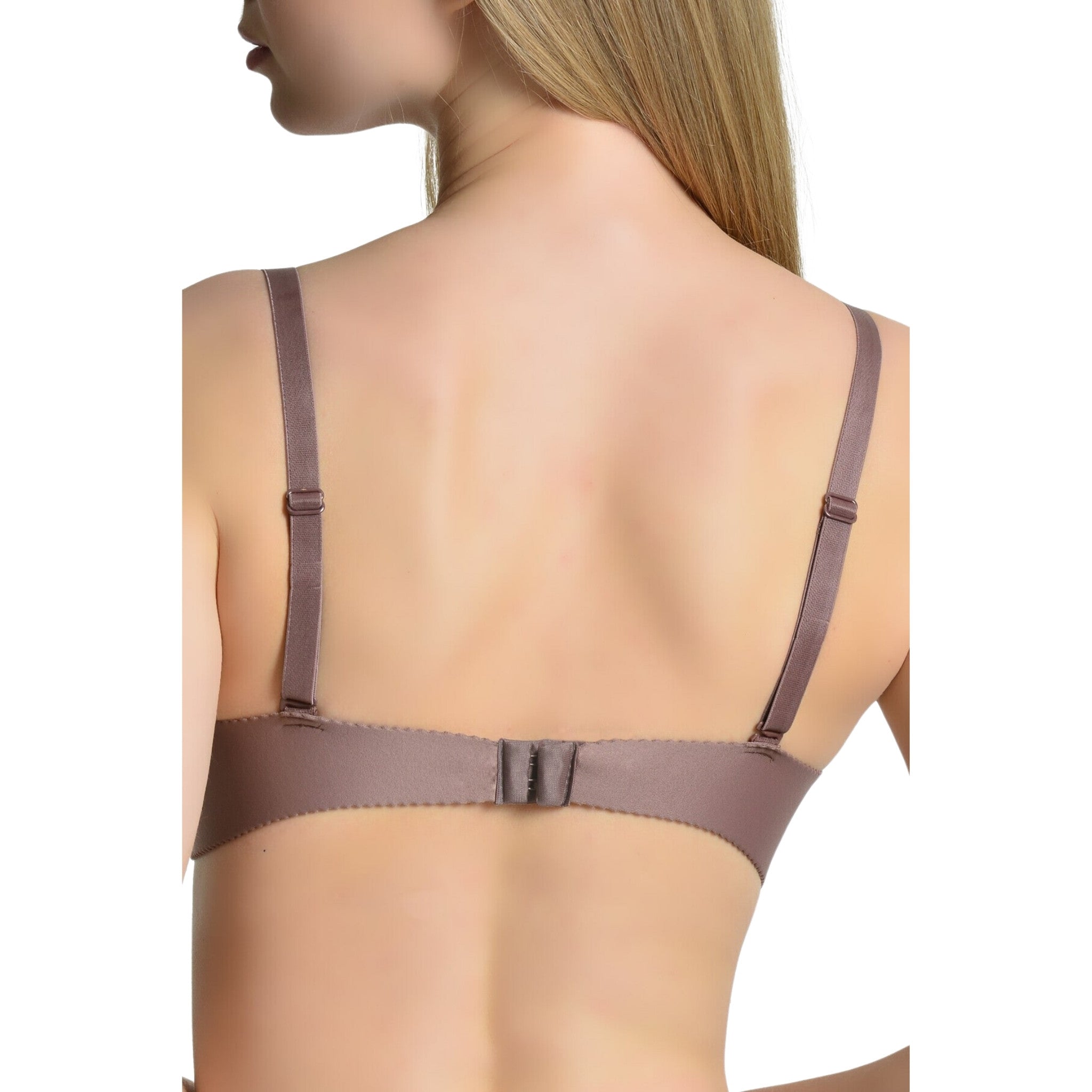 Seamless Everyday T-Shirt Bra – Invisible Under Clothing, Ultra Soft & Stretchy (Black, Mink & Skin)