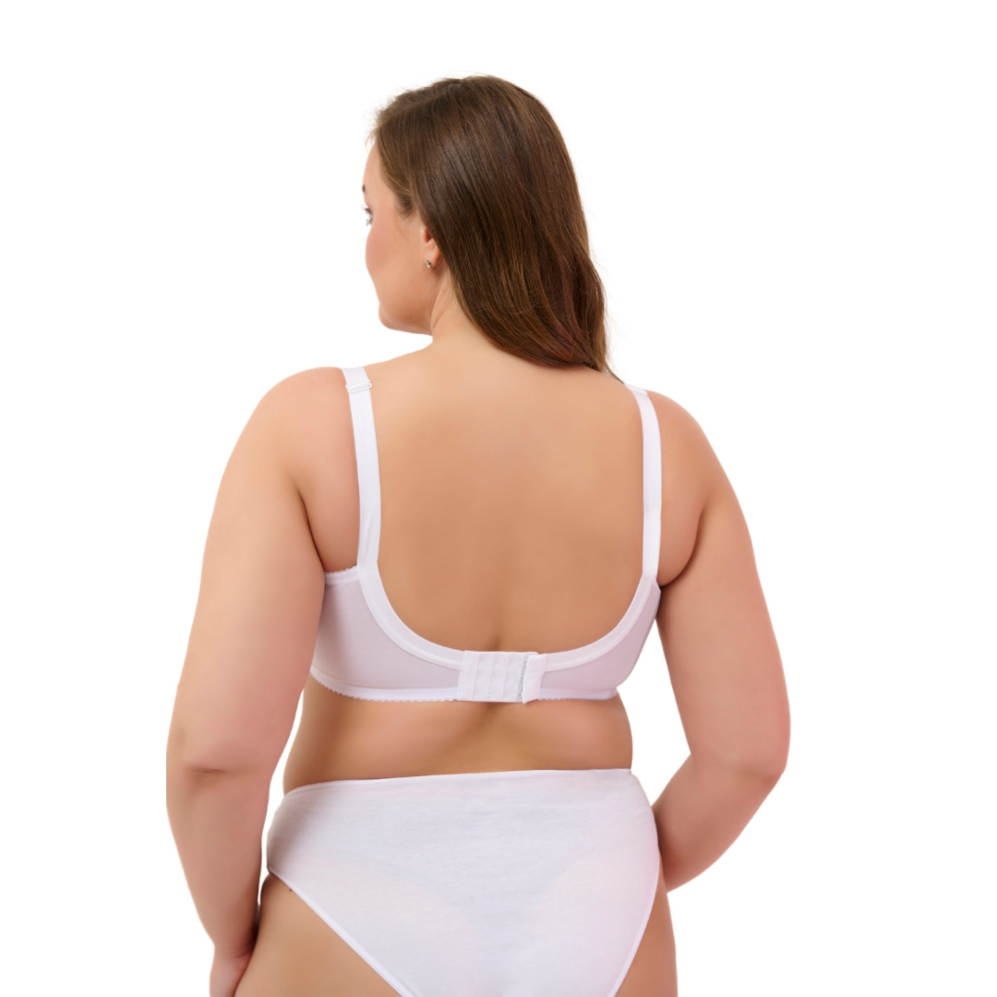 Full-Coverage Lace Bra for Women – Adjustable Straps, Wireless Support & Breathable Everyday Fit