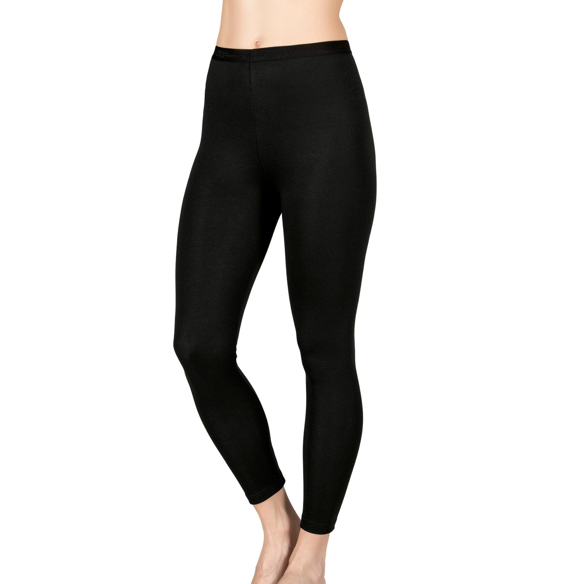 Women's Thermal Fleece-Lined Black Leggings – High-Waist Winter Tights, Soft & Stretchy
