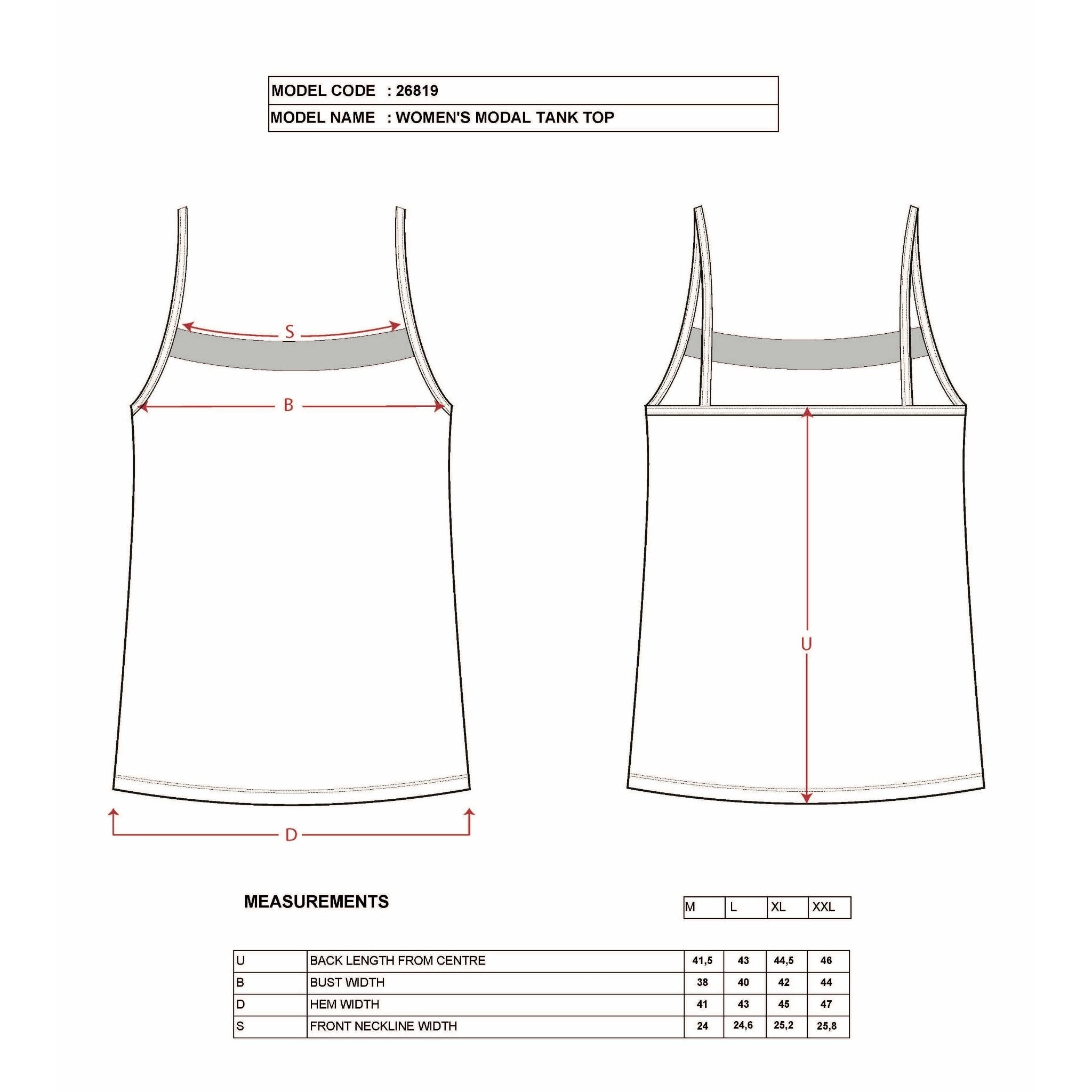 Women’s Cotton Modal Camisole with Mesh Detail – Soft Stretch Tank Top with Thin Straps