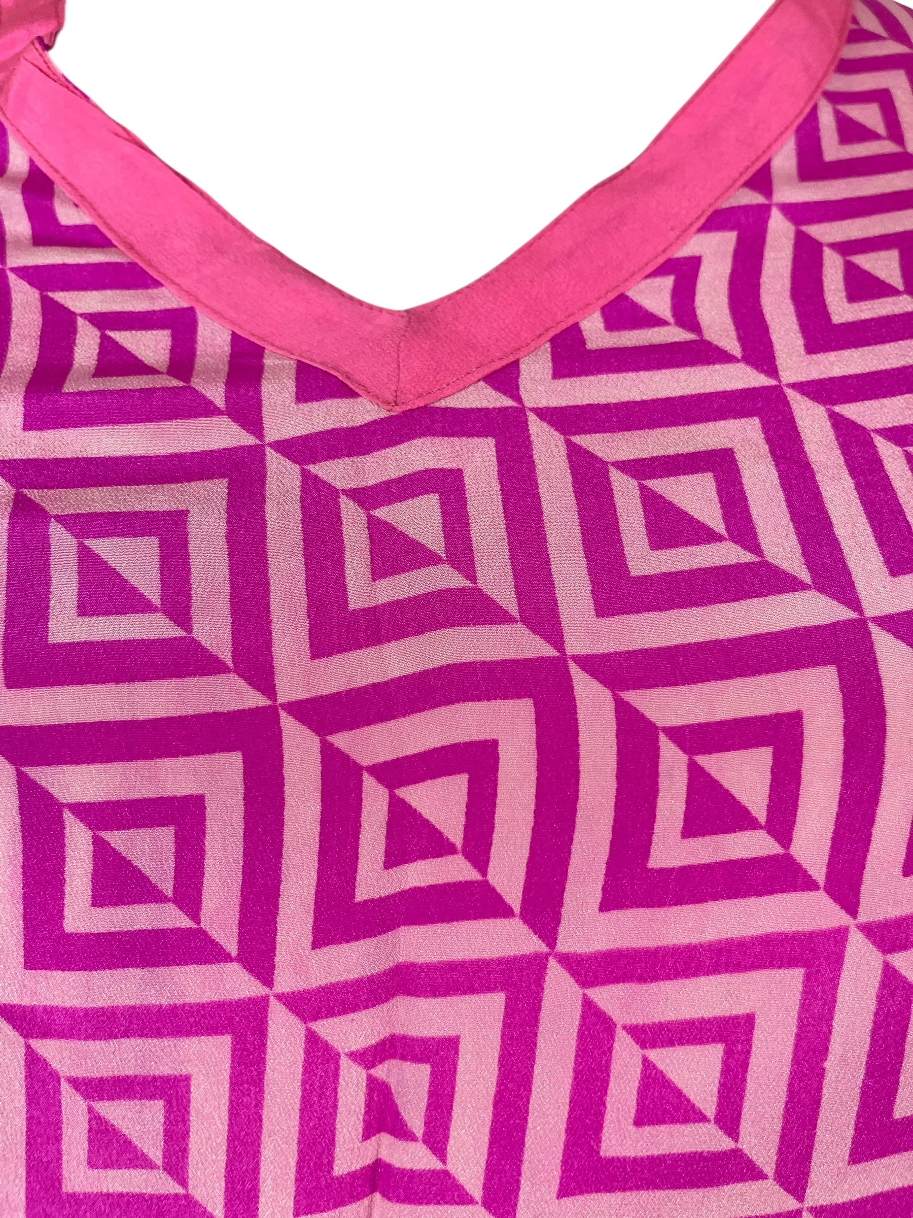 SOLD  PRC6416 Avatar Pure Silk Short Kaftan Tunic without Slits