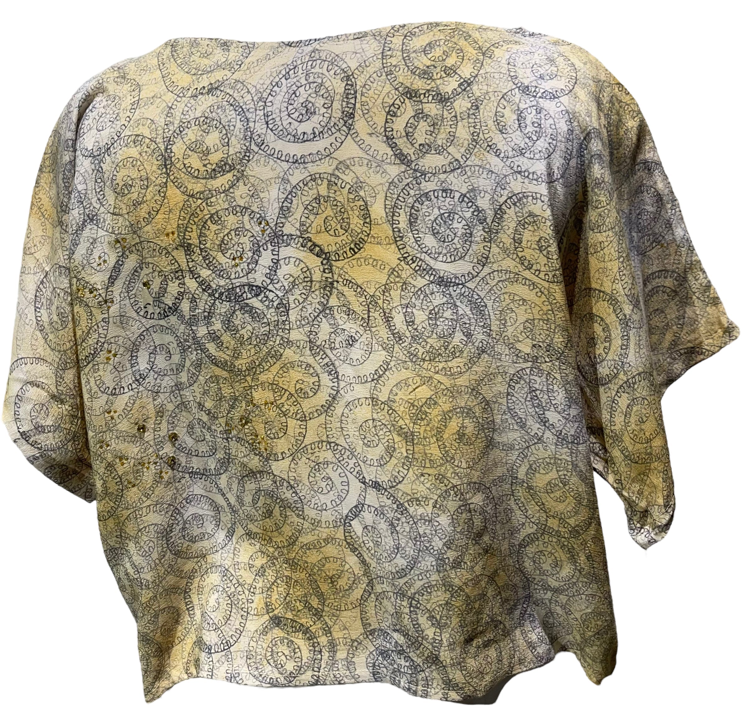 FINAL SALE PRC4233  Avatar Pure Silk Boxy Top