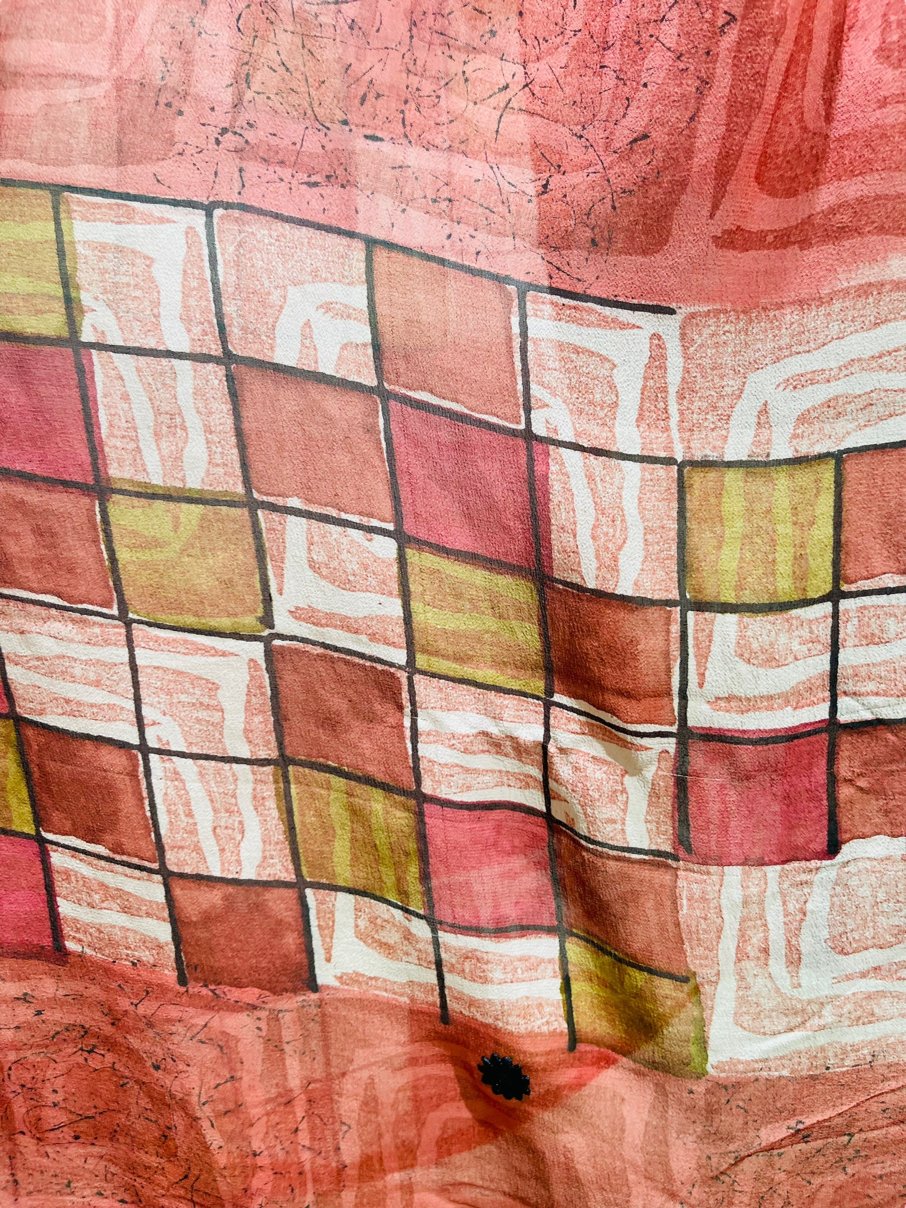 FINAL SALE PRG5679A Sheer Avatar Pure Silk Maxi Kaftan