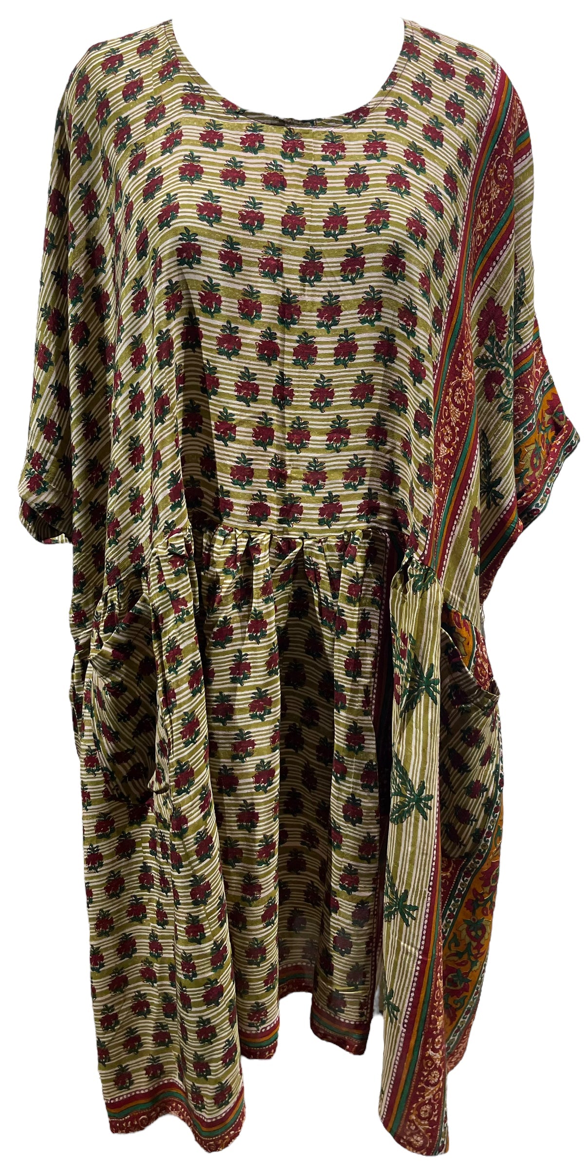 FINAL SALE PRC5287 Avatar Pure Silk Boxy Babydoll Dress