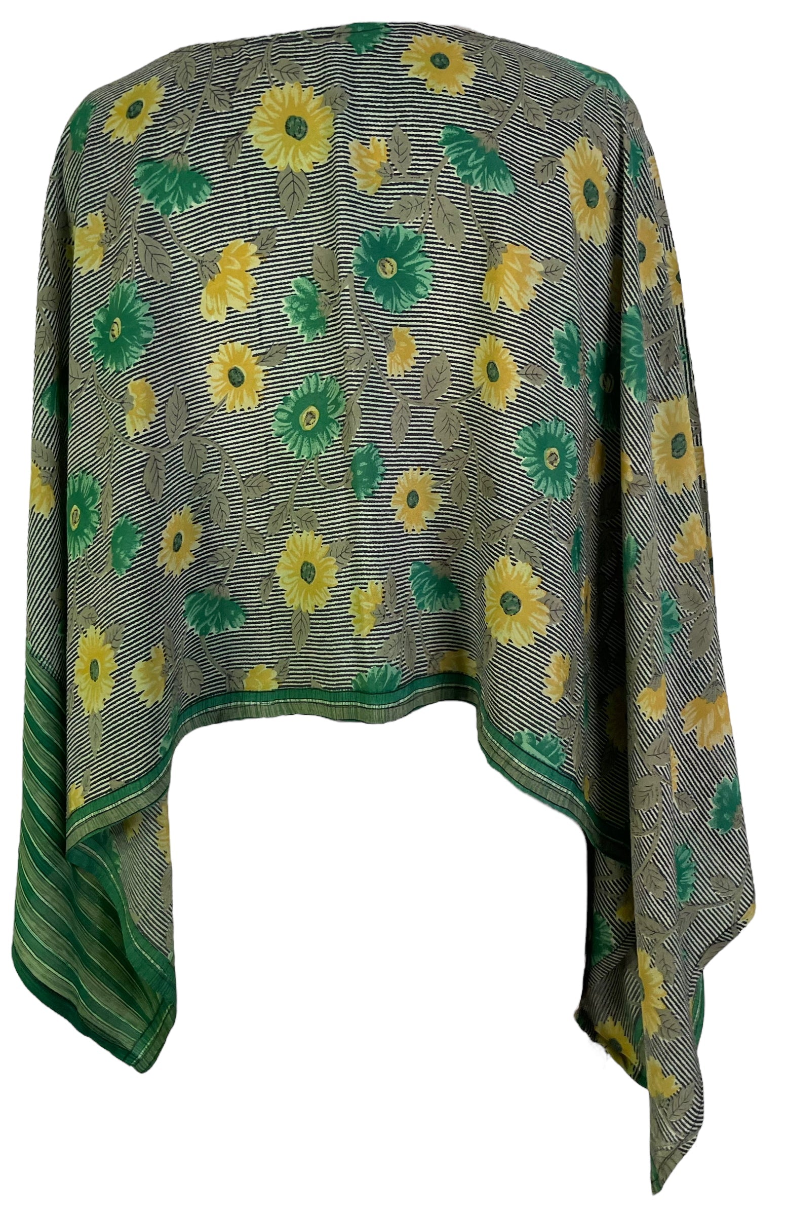 PRC6474 Avatar Pure Silk Capelet Poncho