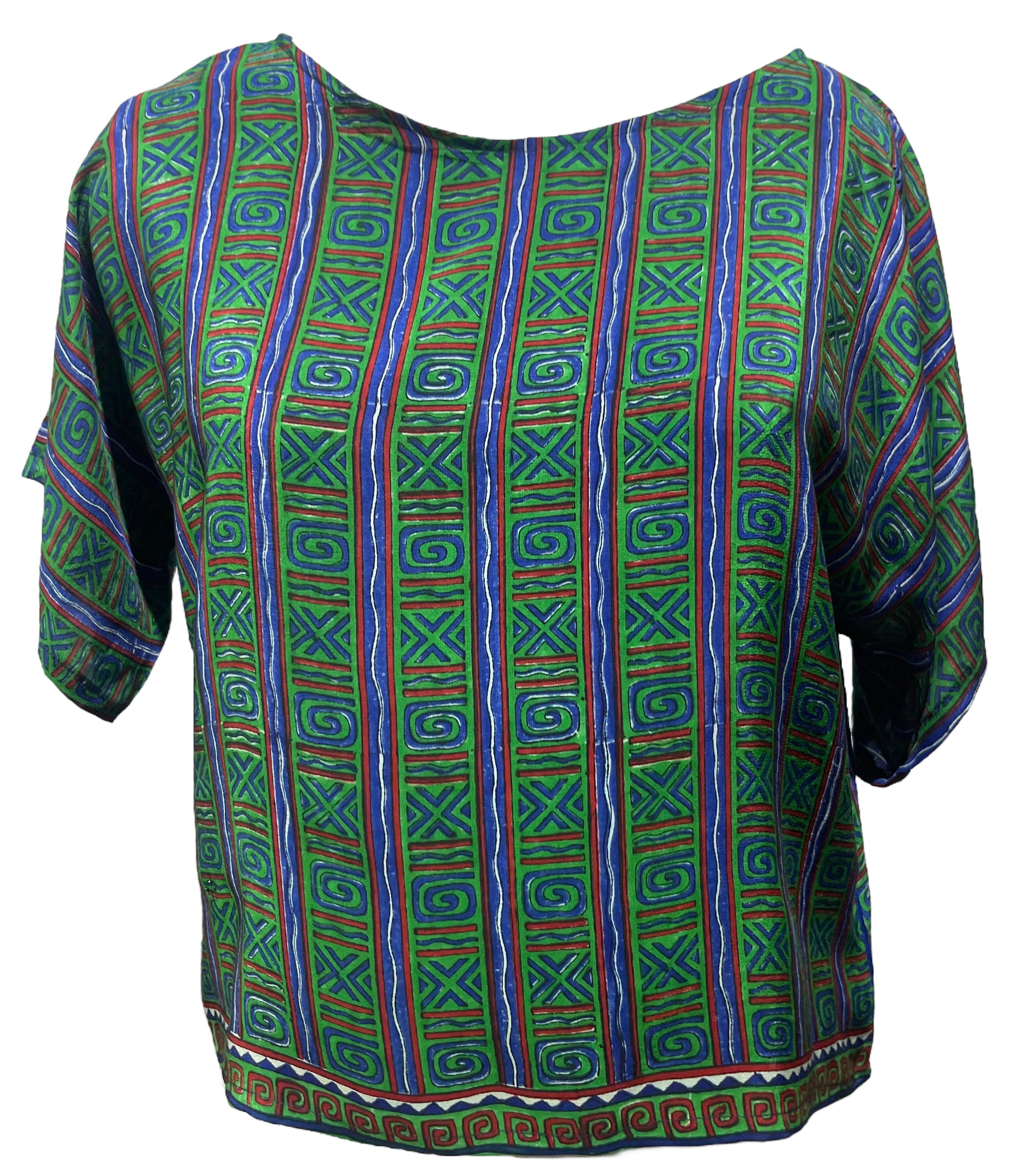 FINAL SALE PRC4189 Avatar Pure Silk Boxy Top