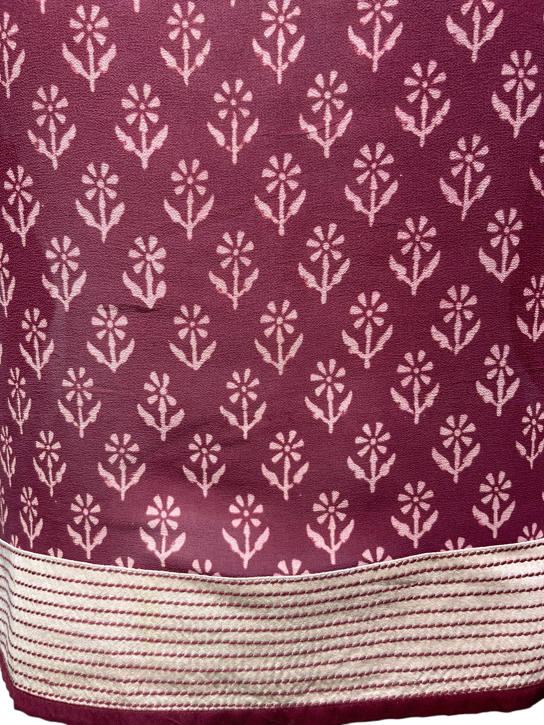 FINAL SALE PRG2060 Gabela Helmetshrike Sheer Avatar Pure Silk Boxy Top