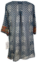 Load image into Gallery viewer, PRG6026 Sheer Avatar Pure Silk Self Pocket Tunic Dress
