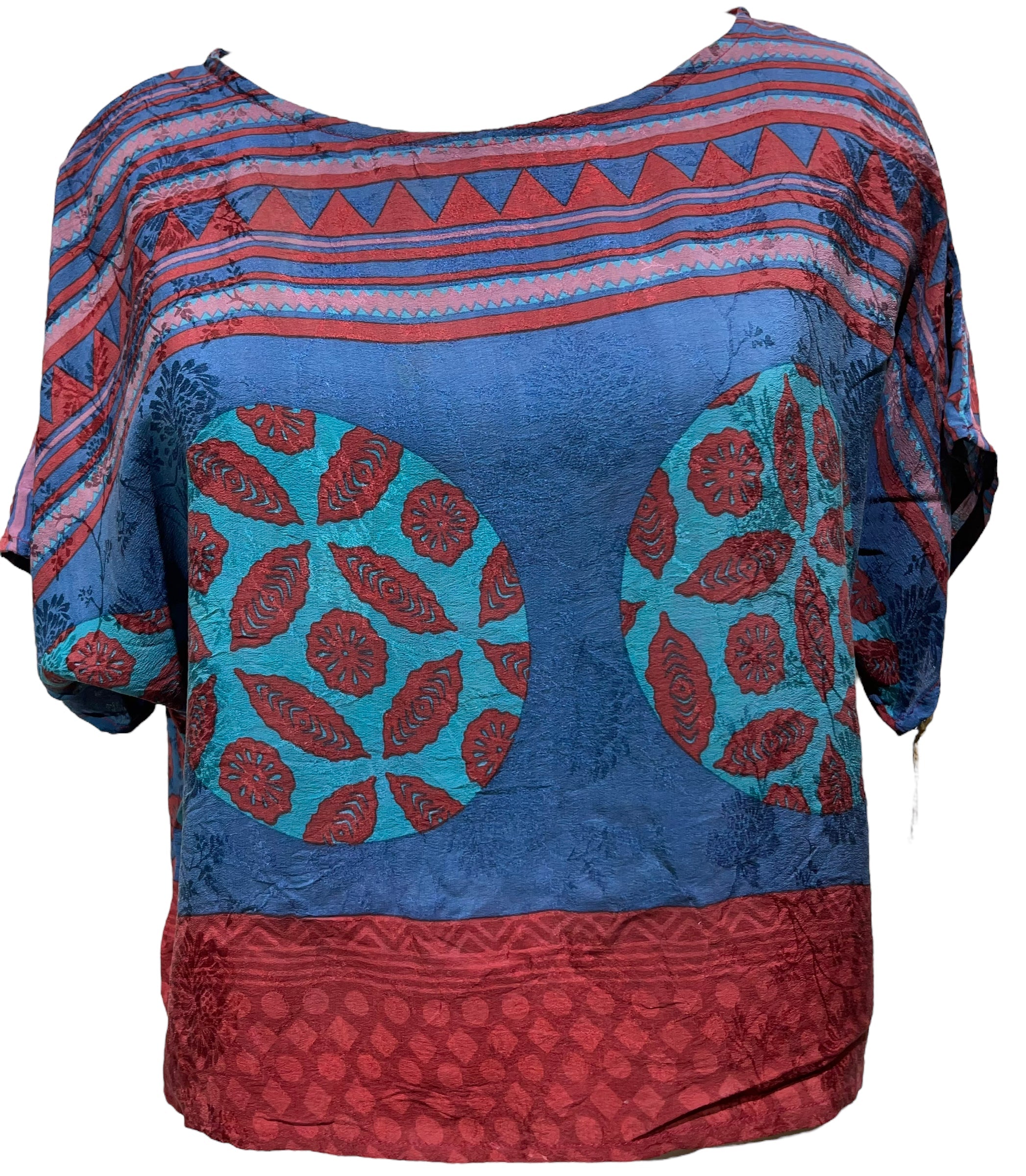 FINAL SALE PRC3535 Avatar Pure Silk Boxy Top