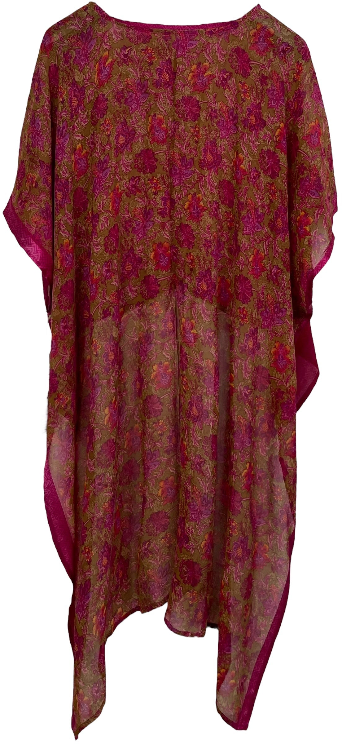 SOLD  PRG71250 Sheer Avatar Pure Silk Hi Lo Top