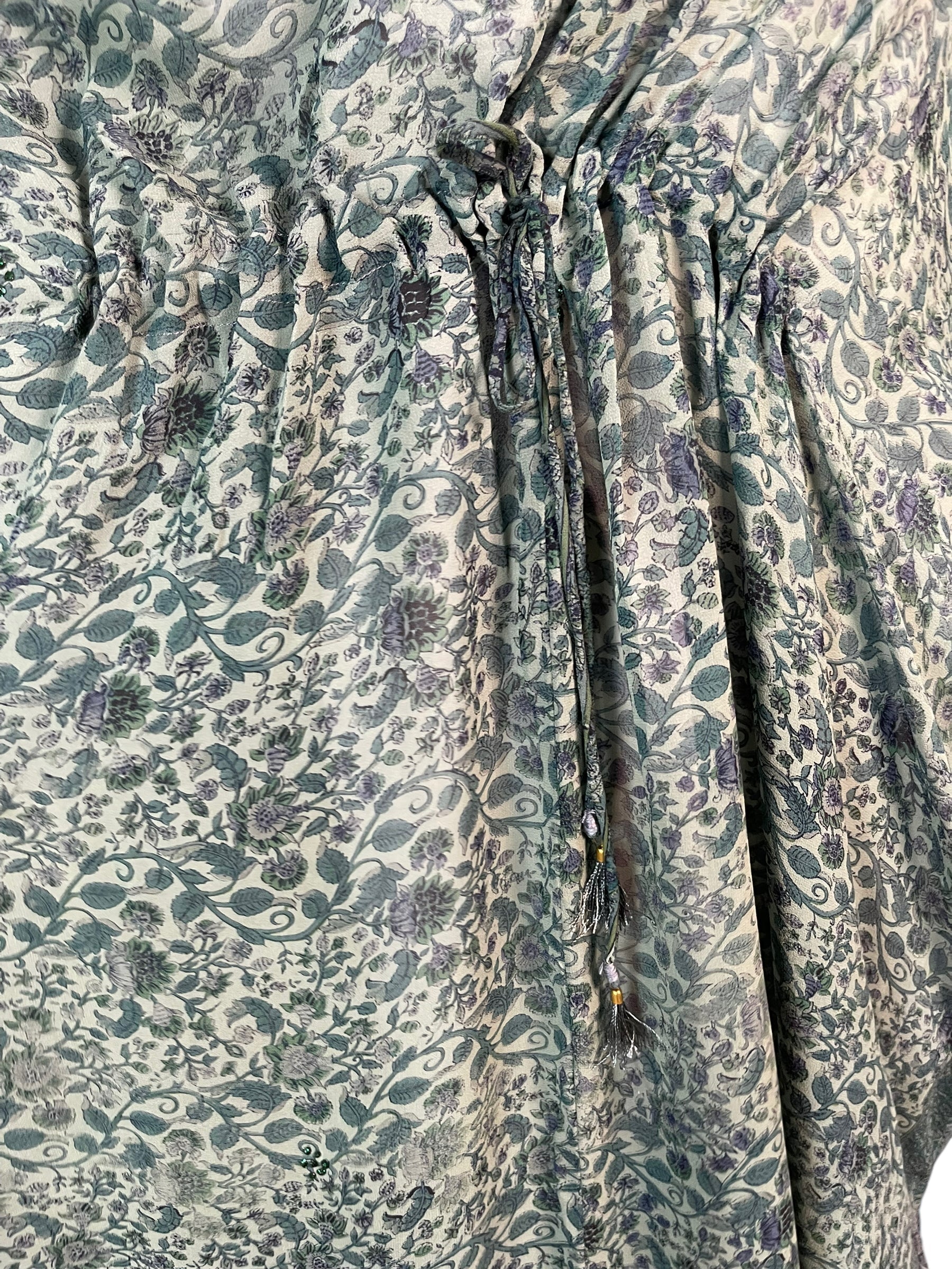 PRG6377 Sheer Avatar Pure Silk Maxi Kaftan