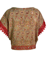 Load image into Gallery viewer, PRC6019 Avatar Pure Silk Boxy Top
