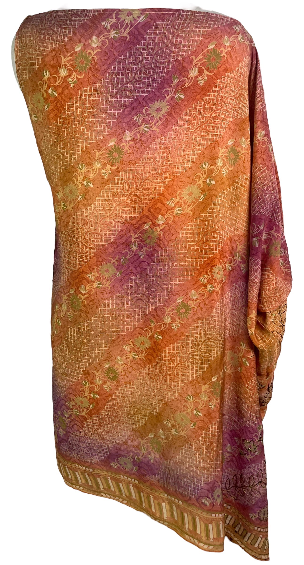 SOLD  PRC6401 Avatar Pure Silk One Shoulder Dress