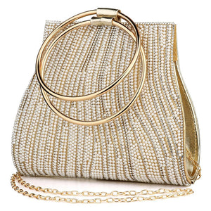 Rhinestone Coin Clutch