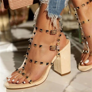 Pyramid Spike Gladiator Sandals