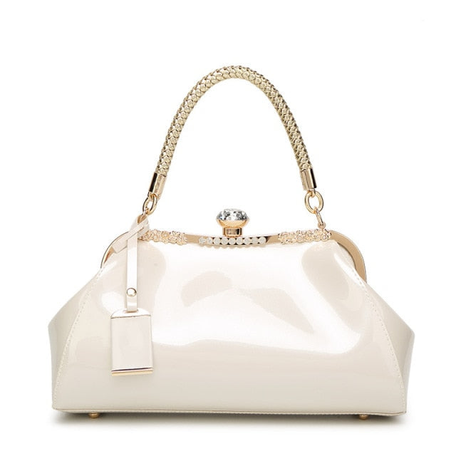 Luxury Leather Shine Handbag