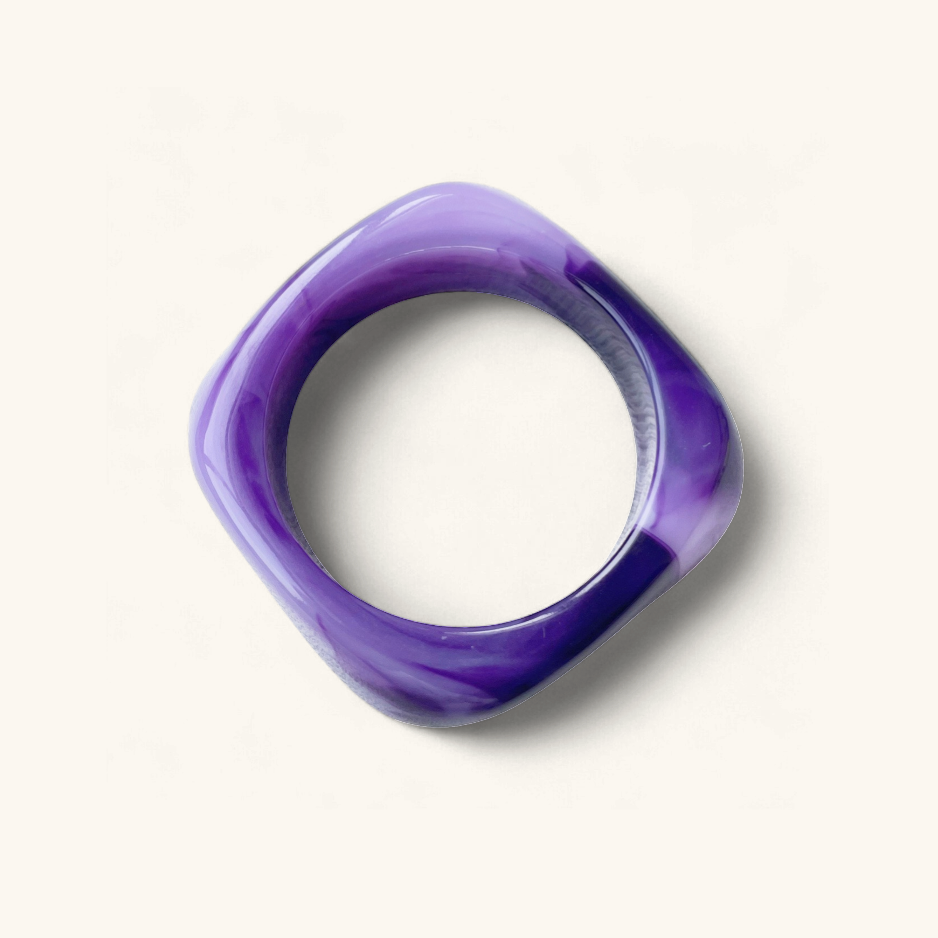 Women's Bangle Purple Luxe-Grade Acrylic