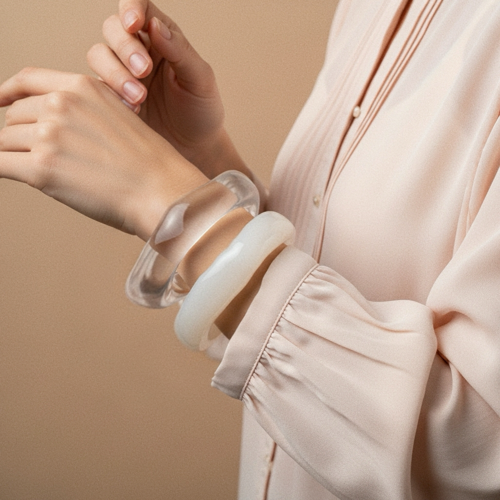 Women's Bangle Purple Luxe-Grade Acrylic