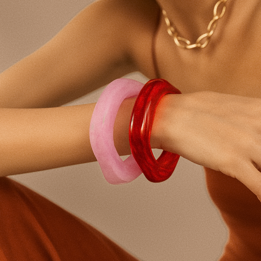 Women's Bangle Purple Luxe-Grade Acrylic