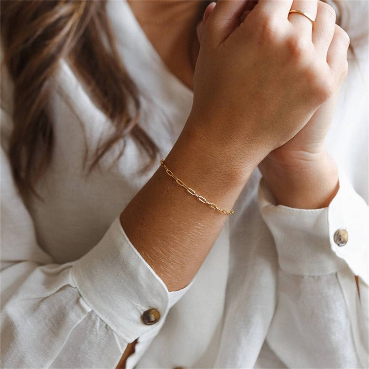 Women's Bracelet Gold Stainless Steel