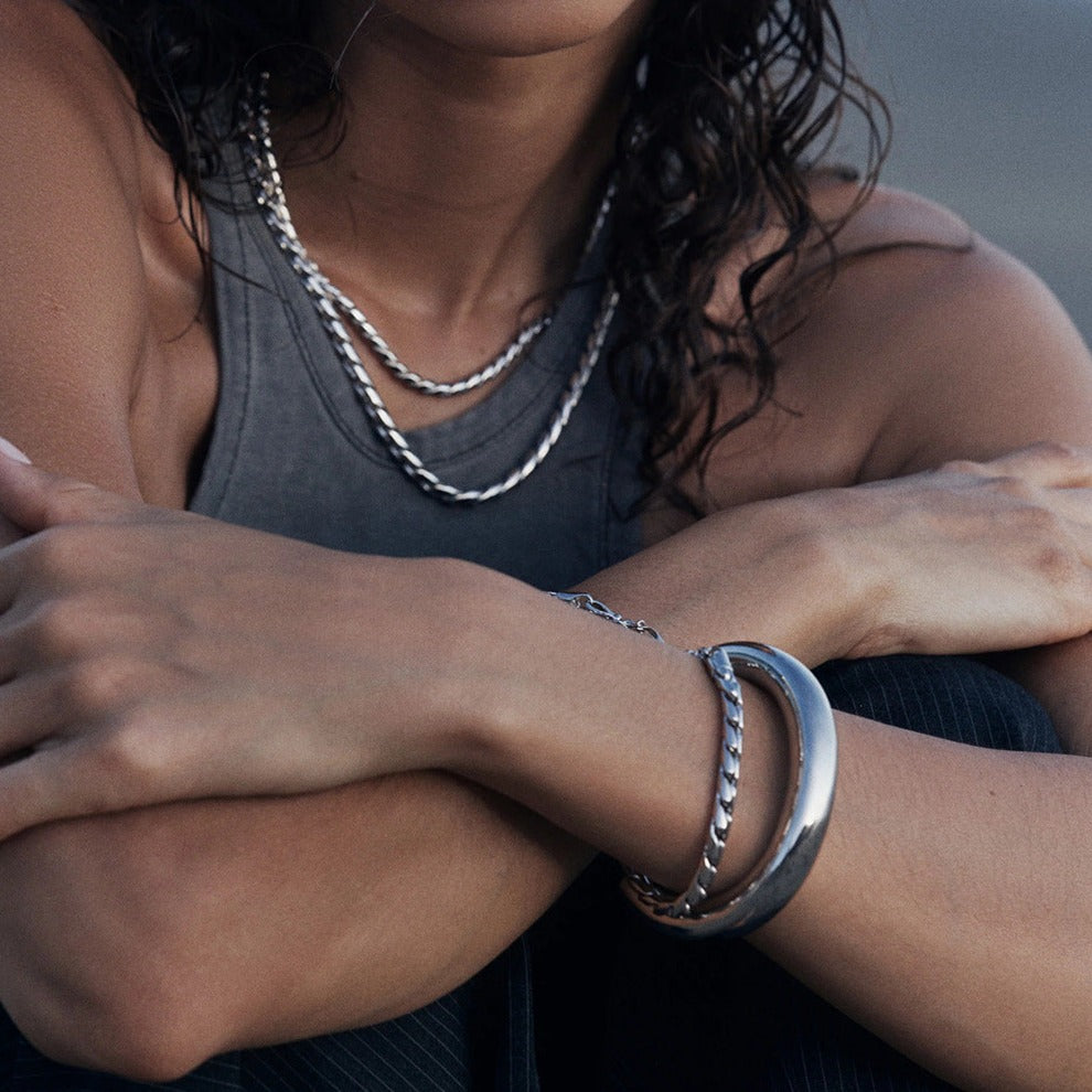 Women's Bracelet Gold Stainless Steel 18k Plated