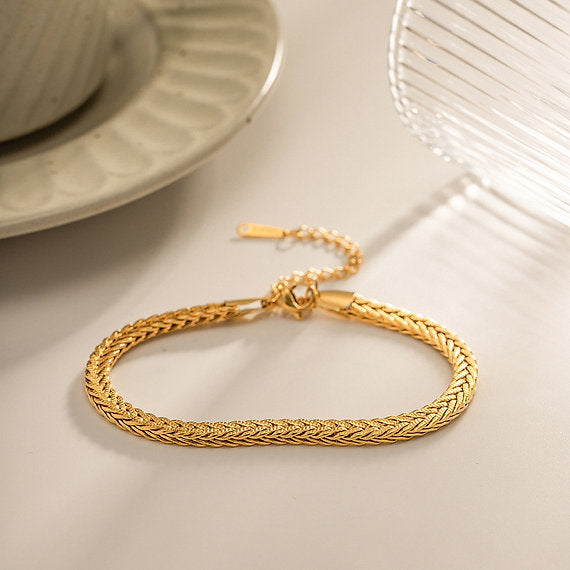 Women's Bracelet Gold Stainless Steel 18k Waterproof