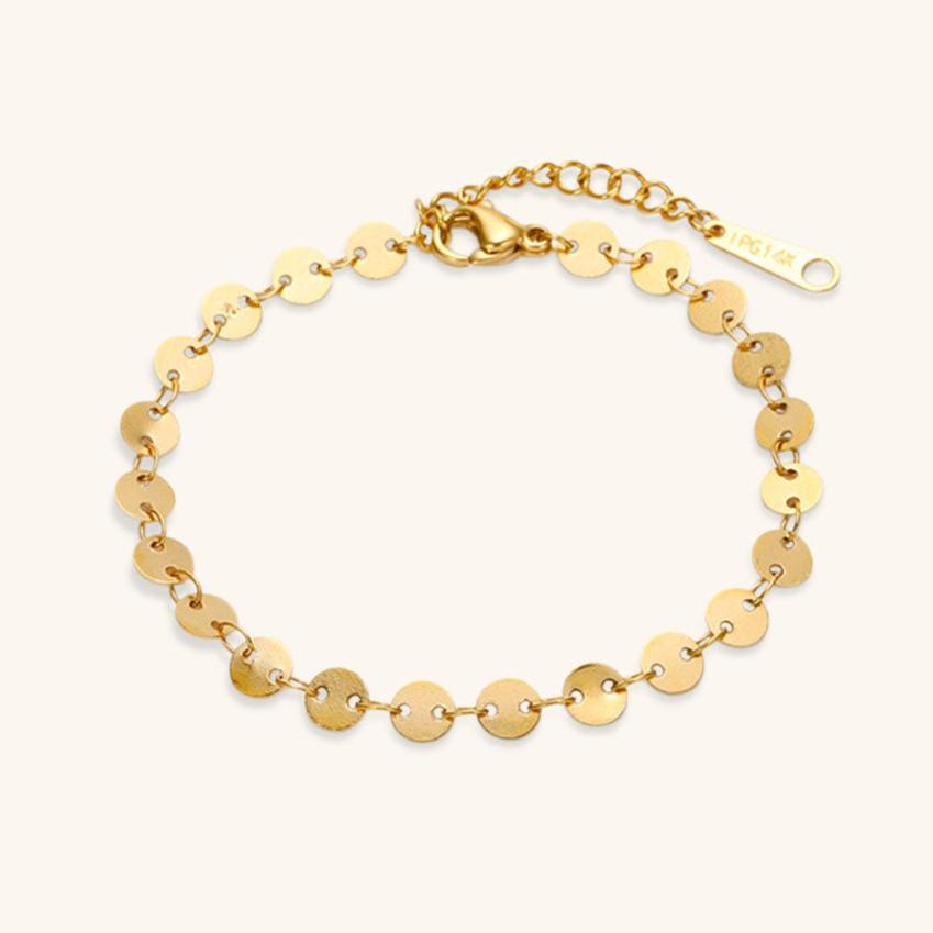 Women's Bracelet Gold Stainless Steel Chain Elegant Design