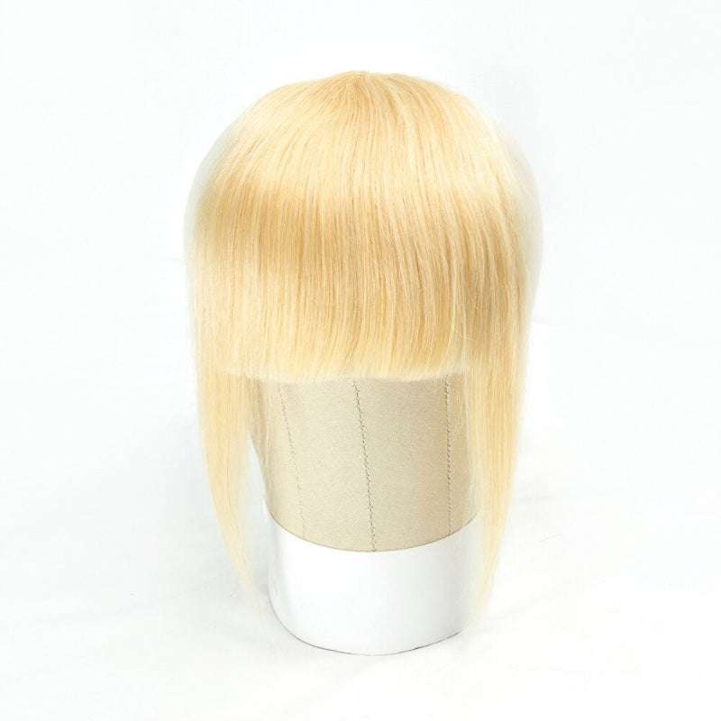 Women's Clip-In Bangs Extensions Brown Remy Human Hair