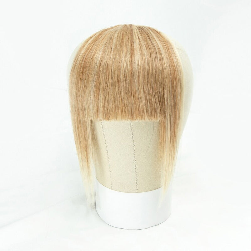 Women's Clip-In Bangs Extensions Brown Remy Human Hair