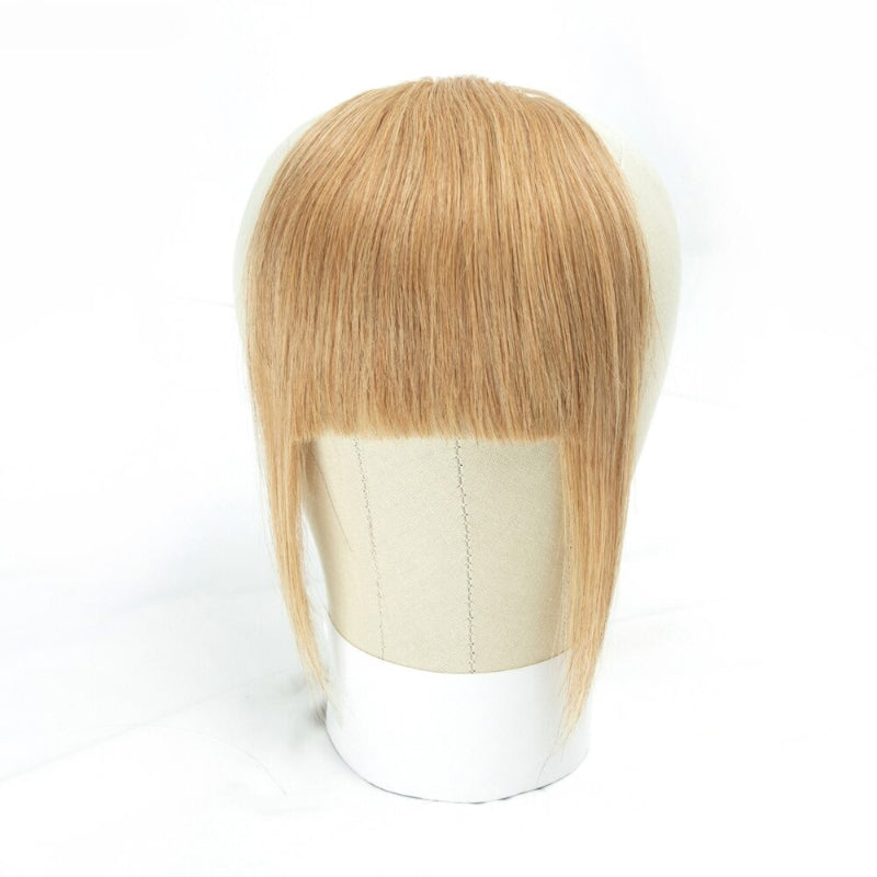 Women's Clip-In Bangs Extensions Brown Remy Human Hair