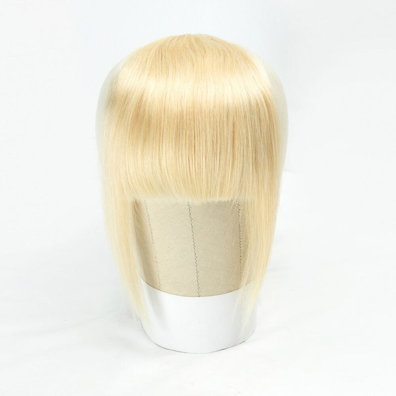 Women's Clip-In Bangs Extensions Brown Remy Human Hair