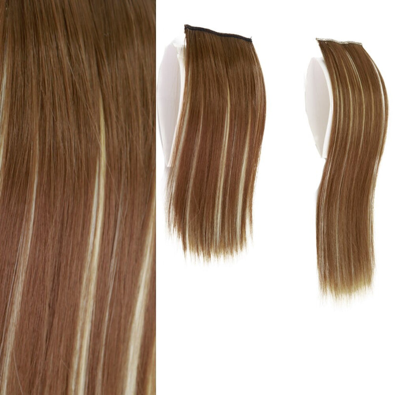 Women's Clip-In Hair Extensions Brown High-Temperature Fiber