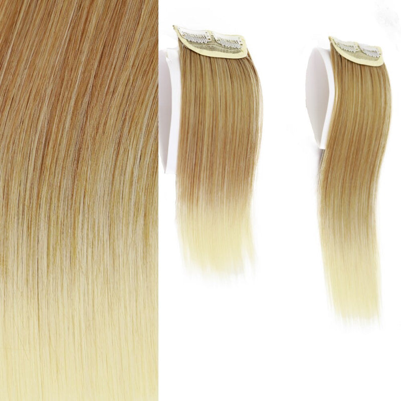 Women's Clip-In Hair Extensions Brown High-Temperature Fiber