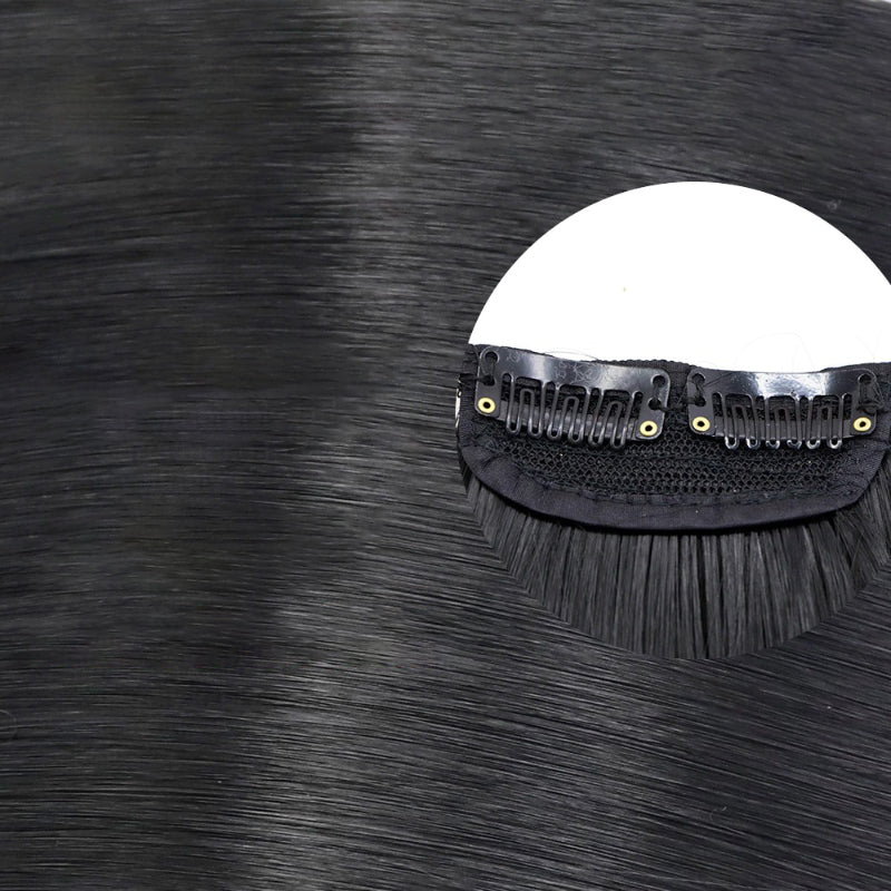 Women's Clip-In Hair Extensions Brown High-Temperature Fiber