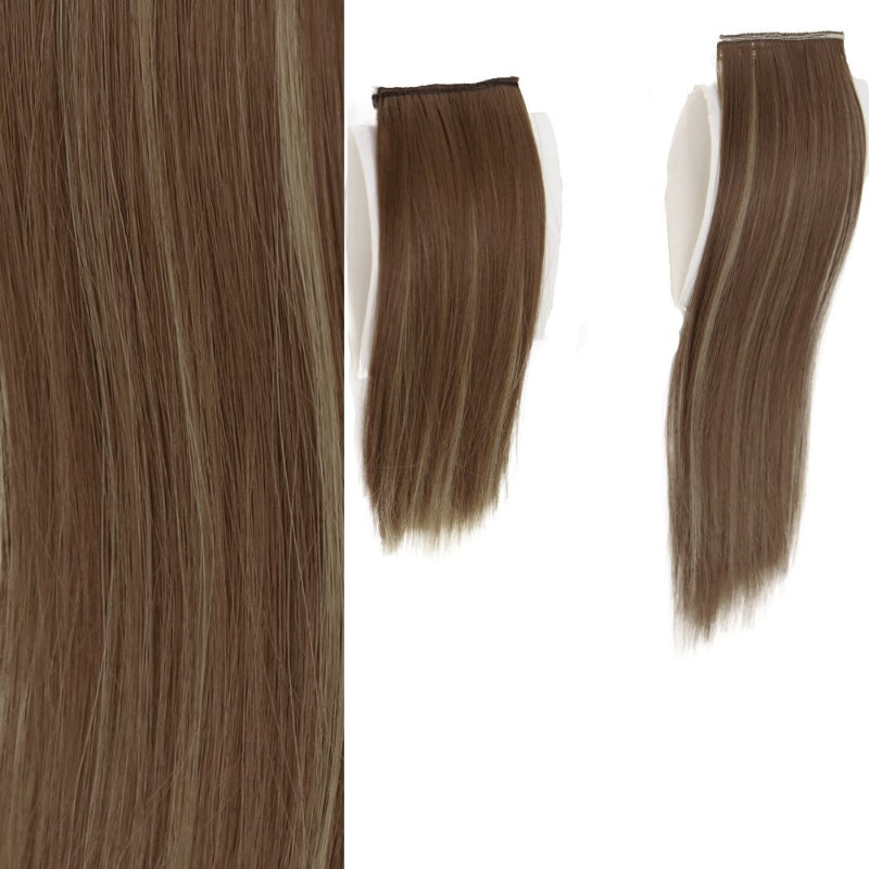 Women's Clip-In Hair Extensions Brown High-Temperature Fiber