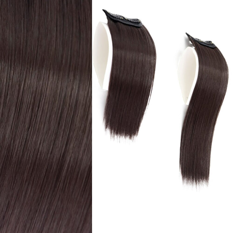 Women's Clip-In Hair Extensions Brown High-Temperature Fiber