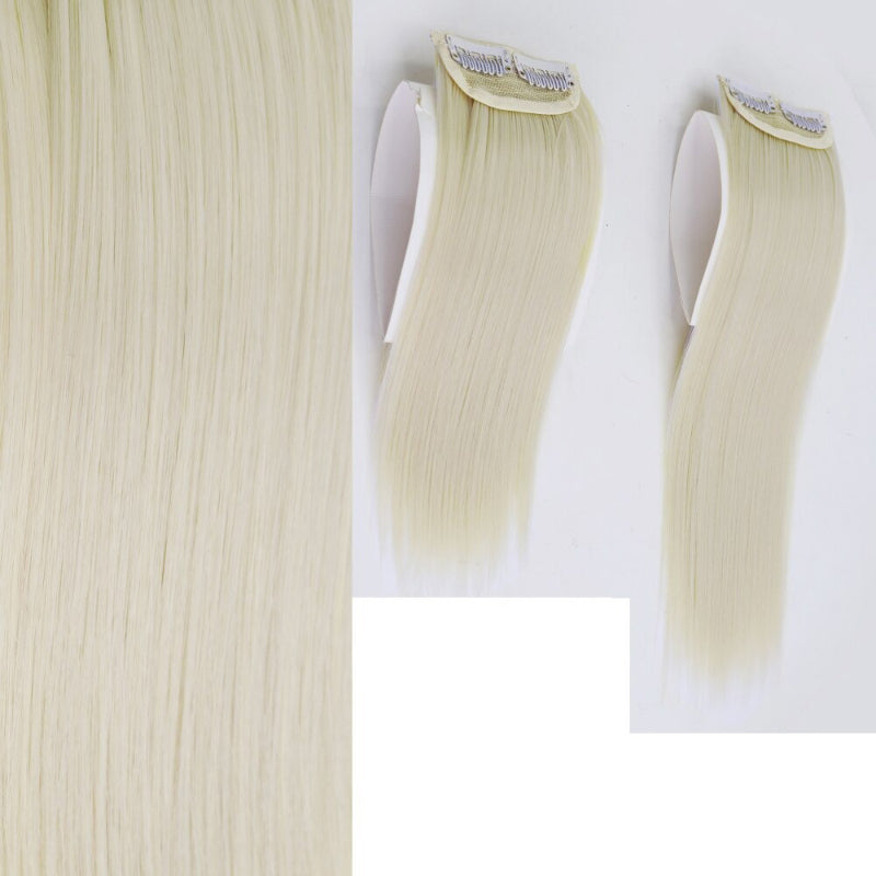 Women's Clip-In Hair Extensions Brown High-Temperature Fiber