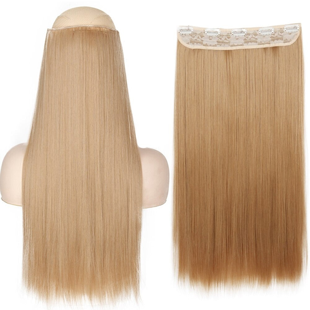 Women's Clip-In Hair Extensions Long Straight Curly High-Temperature Fiber
