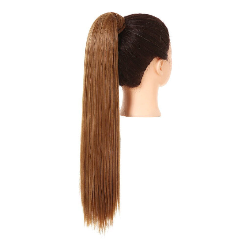 Women's Clip-In Ponytail Extension Brown High-Temperature Fiber